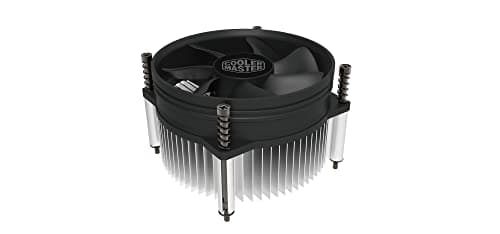 Cooler Master i50 CPU Air Cooling System for Intel LGA 1700 Sockets - 60.8mm Extra Low-Profile, Super-Thin Aluminium Heatsink, Quiet 92mm Fan (40.87 CFM, 1.93 mmH2O, 26.8 dBA, 2200 RPM)