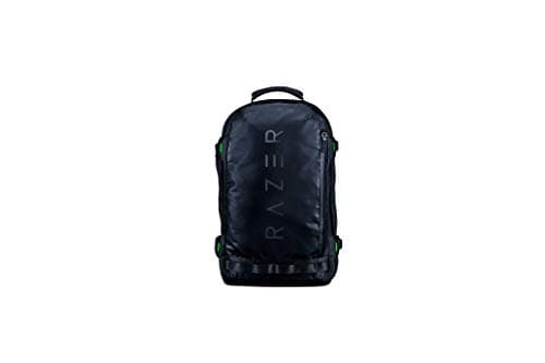 Razer Rogue v3 14" Gaming Laptop Backpack: Travel Carry On Computer Bag - Tear and Water Resistant - Mesh Side Pocket - Fits 14 inch Notebook - Black