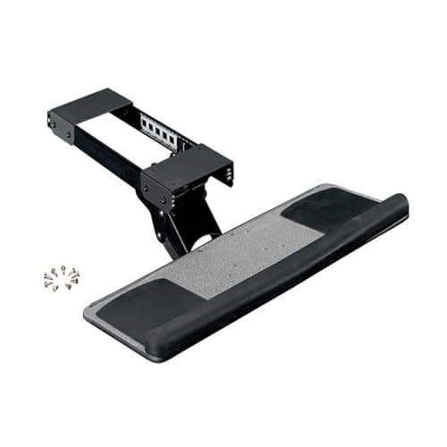 Ergonomic Keyboard Support with XL Wrist Rest, Sliding Tilt, Includes 2 Mouse Pads for Computer Desk, Keyboard Tray Holder (Model LK06A)