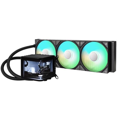 TRYX Panorama 360mm AIO ARGB Liquid Cooler - Black (L-P360A-AS3M-G0K)