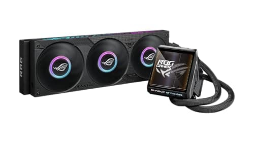 ASUS ROG Strix LC IV 360 ARGB LCD Display All-in-One Liquid CPU Cooler - Black