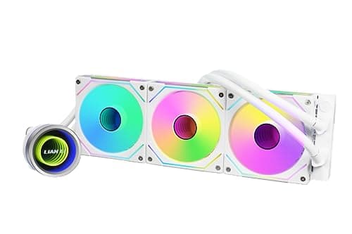 Lian Li GA2T36INW Galahad II Trinity 360 AIO CPU Liquid Cooler 360mm - ARGB Daisy-chainable Radiator UNI Fan SL-INF - Intel® LGA 1700, 1200, 115X, AMD® AM5/AM4 Sockets - with SL Infinity Fans White