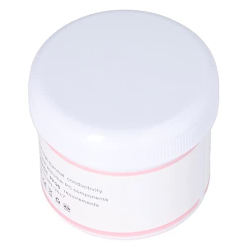 Thermal Grease, Wide Application Thermal Paste Pink Quick Cooling Safe for Machine (100g)