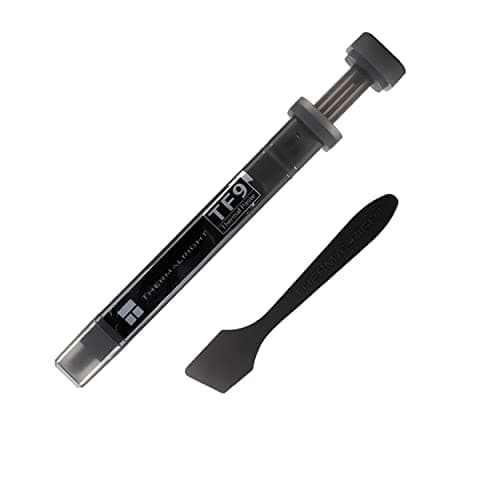Thermalright TF9 2.9g Thermal Paste Heat Sink Compound 14W/m.k-2.9 Grams,High Durability, for All heatsinks CPU Coolers, with applying Tool (TF9 2.9g)