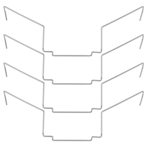 Create idea 4pcs 12cm Stainless Steel CPU Heatsink Fan Wire Buckle Thickness Approx. 1" CPU Fan Compatible with Xuanbing 400 Donghai X4/X5