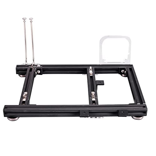 TIKATARER Aluminum Alloy Computer Case for ITX System Easy Assembly Lightweight Frame for Custom Builds and Gaming Black
