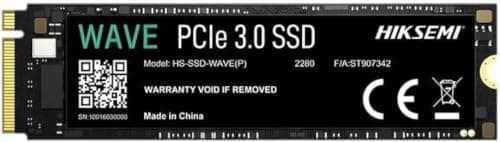 HIKSEMI WAVE(P) 256GB NVMe M.2 PCIe Gen 3 SSD Up to 2280MB/s, Internal Solid State Drive for Desktop Laptop Computer KSA Virsion with 3 years warranty support