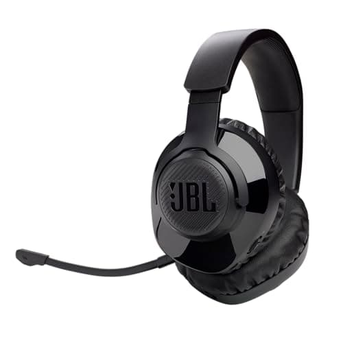 Jbl Quantum 350 Wireless Pc Gaming Headset With Detachable Boom Mic, Lossless 2.4Ghz Wireless, Cinematic Quantumsound Signature, 22H Battery, Memory Foam Comfort, Pc + Consoles Compatible - Black