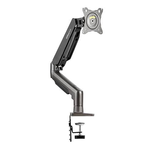 OFFICEHUB Monitor Desk Mount Stand Full Motion Swivel Monitor Arm with Gas Spring for 17-30''Monitors (Within 2kg to 9kg) Computer Monitor Stand