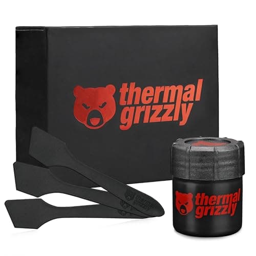 Thermal Grizzly Kryonaut Extreme Thermal Paste | Superior High-Performance Paste for Maximum Thermal Conductivity | Ideal for Overclocking CPUs, GPUs, PS4, PS5, and Xbox - 33.48 Gram(9ml)