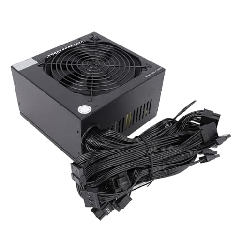 Eacam ATX 600W Power Supply Efficient Protection High Efficiency for Gaming