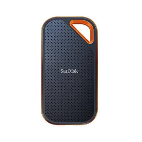 Sandisk Extreme Pro 2TB Portable SSD - Read/Write Speeds Up To 2000Mb/S, USb 3.2 Gen 2X2, Forged Aluminum Enclosure, 2-Meter Drop Protection And Ip55 Resistance
