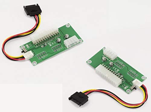 Kalea-Informatique PSU ATX Signal Dual Splitter - To synchronize two ATX power supplies - allows you to start a secondary power in the suitable main power supply for -
