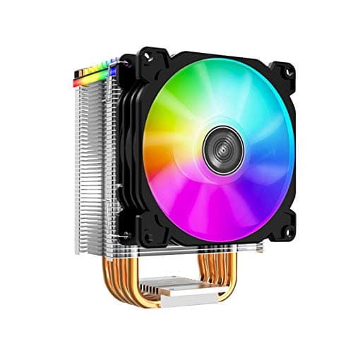 Eacam CR-1400 CPU Radiator Computer Tower CPU Cooler PWM 4Pin Fan 4 Heat Pipes 5V ARGB Tower CPU Cooling Fan