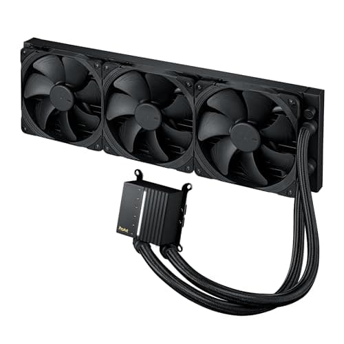 ProArt LC 420 - AiO Liquid Cooling with Illuminated System Status Meter and Three Noctua NF-A14 industrialPPC-2000 PWM 140mm Radiator Fans