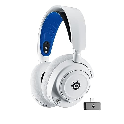 SteelSeries Arctis Nova 7P Wireless Multi-Platform Gaming & Mobile Headset — Custom Hi-Fi Drivers — 2.4GHz & Simultaneous Bluetooth — 38Hr Battery — USB-C — Pull-out Mic — PlayStation, PC, VR, Switch