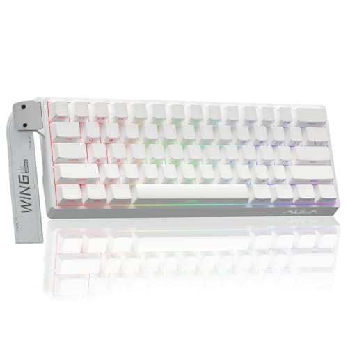 Aula WIN60 HE - 60% Mechanical Gaming Keyboard Wired, Hall Effect Magnetic Switch Hot Swappable, Adjustable Actuation RT Mode, 8000 Hz Polling Rate, RGB Keyboard 60 Percent Compact Design for PC
