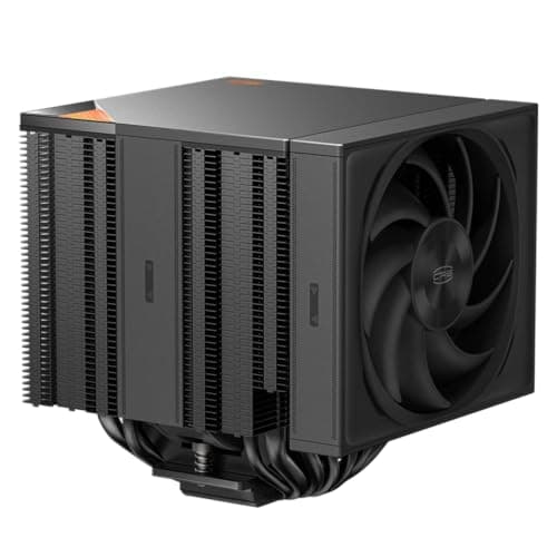 PCCOOLER RZ820 CPU Cooler, ARGB Dual-Tower 8 Heatpipes, 300W TDP, Black