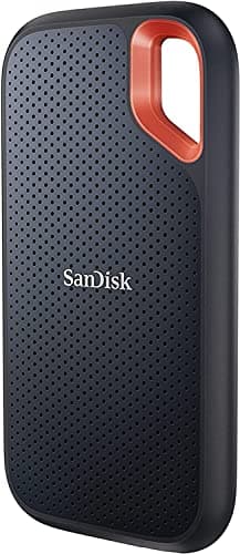 Sandisk Extreme 1TB Portable SSD - Up To 1050Mb/S Read And 1000Mb/S Write Speeds, Usb 3.2 Gen 2, 2-Meter Drop Protection And Ip55 Resistance, Black, SdSSDe61-1T00-G25