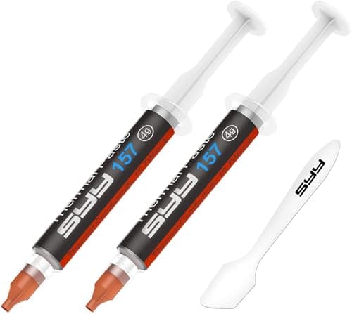 SYY Thermal Paste, 8 Grams CPU Paste Thermal Compound Paste Heatsink for IC/Processor/CPU/All Coolers, 15.7W/m.k Carbon Based High Performance, Thermal Interface Material, CPU Thermal Paste