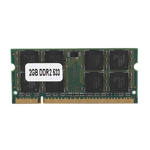 DDR2 RAM Module, 2GB DDR2 533MHz 200Pin Laptop Motherboard Dedicated Memory RAM Module for Desktop Laptop Compatible with intel, AMD.