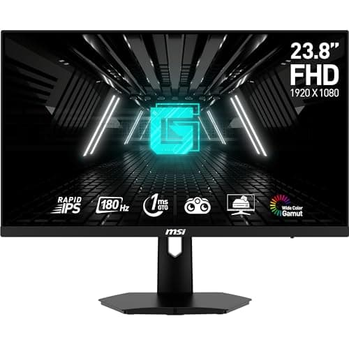 MSI FHD Rapid IPS Gaming Free Sync 1ms 1920 x 1080 180Hz Refresh Rate 24" Gaming Monitor (Optix G244F E2)