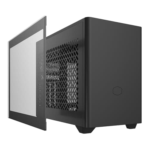 Cooler Master NR200P V2 Mini-ITX 18L PC Case, Top-Mount 240mm|280mm Liquid Cooler, 356mm Vertical Mounting 3.5-Slot GPU, Tempered |Vented Panel, USB 3.2 Gen 2x2 Type C (NR200PV2-KCNN-S00)