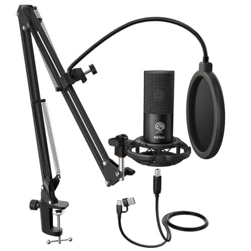 FIFINE T669 Studio Condenser USB Microphone for Recording Podcasting