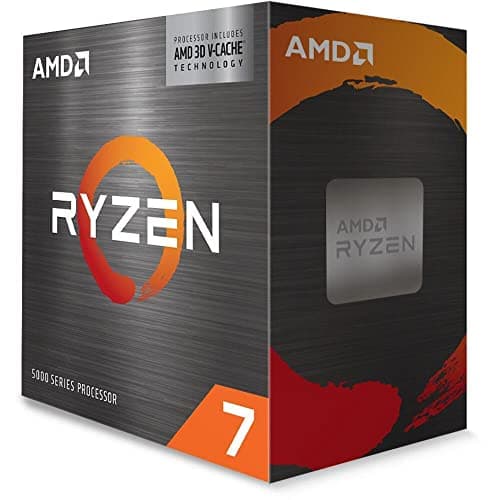 AMD Ryzen 7 5800X3D 8-core, 16-Thread Desktop Processor with AMD 3D V-Cache Technology, Ceramic Gray