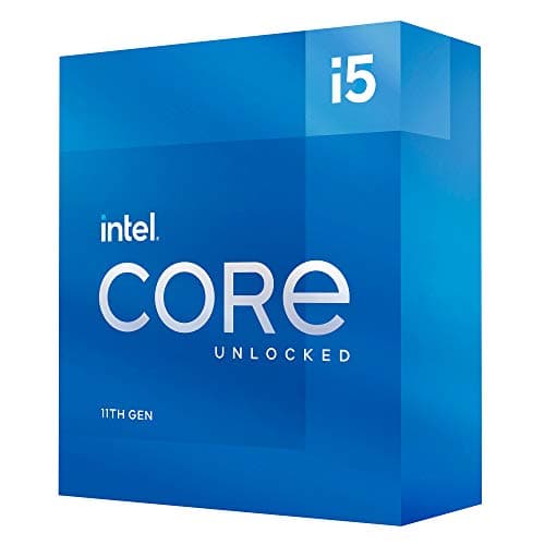 Intel Core I5-11600K Desktop Processor 6 Cores Up To 4.9 Ghz Unlocked Lga1200 (Intel 500 Series & Select 400 Series Chipset) 125W, Bx8070811600K