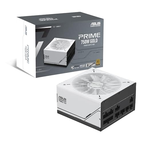8 YEAR WARRANTY MODLE POWER SUPPLY TO FIT ASUS PRIME AP-750G 80+ GOLD 750W PCIe 5.0 and ATX 3.0