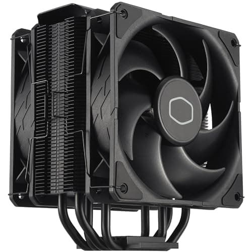 Cooler Master Hyper 212 Black X Duo LGA1700 AM4 AM5 Socket Single Tower 2 Fan Air Cooled CPU Cooler RR-S4KK-25DN-R1 FN2039