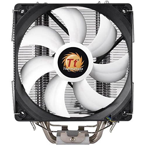 Thermaltake CL-P039-AL12BL-A Contac Silent 12 150W Intel/AMD with AM4 Support 120mm PWM CPU Cooler, Black