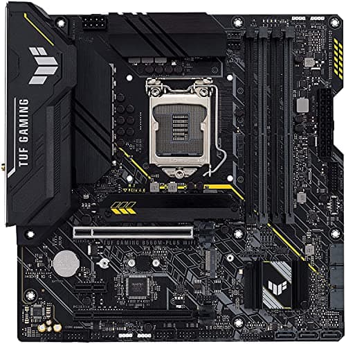 ASUS TUF Gaming B560M-PLUS WiFi LGA1200 (Intel®11th/10th Gen) Micro ATX Gaming Motherboard (PCIe 4.0, 2X M.2 Slots,8+1 Power Stages, 2.5Gb LAN, WiFi 6, USB 3.2 Type-C®, Thunderbolt™ 4 Support)