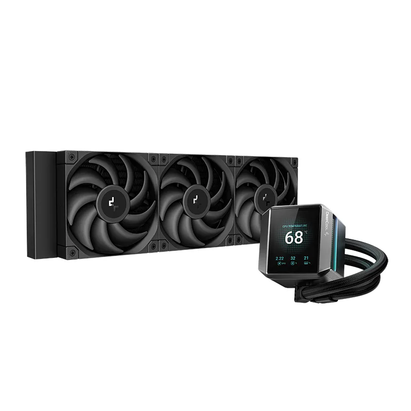 DeepCool MYSTIQUE 360 LCD, أسود